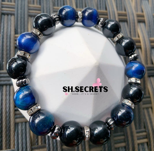Black Obsidian, Blue Tiger Eye